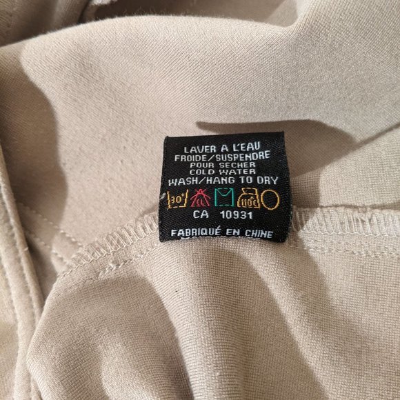 Trisisto Melanie Lyne Cream/Beige Stretch Straight Leg Full Length Pants Size 14 - Picture 9 of 13